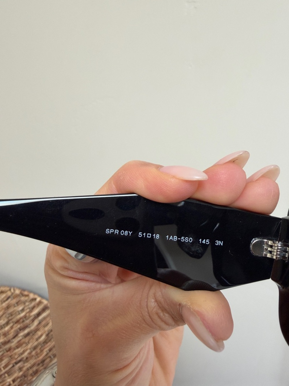 Prada Black Square Sunglasses with Black Dark Grey - Picture 7 of 7
